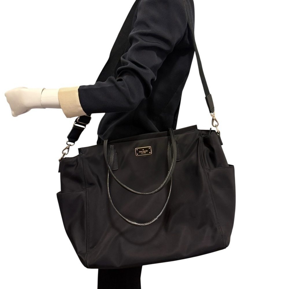 Kate Spade Wilson Road Black
Nylon Tote Kaylie Baby Bag Retail $298